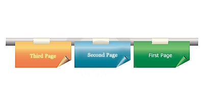 labeled template tab
