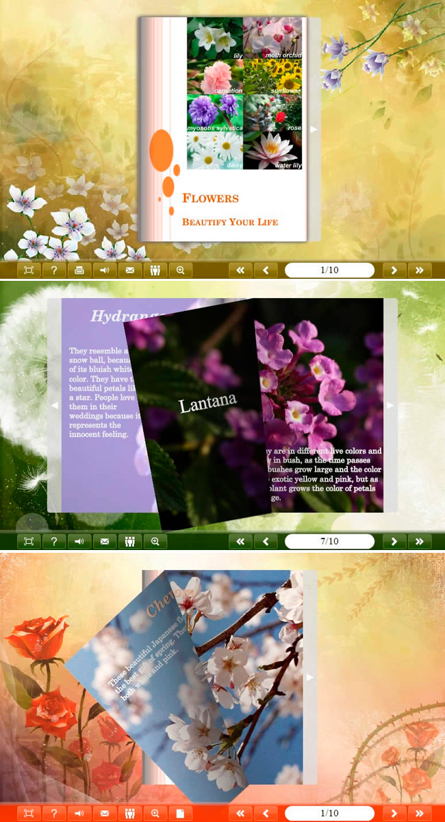 classical flowery screenshots